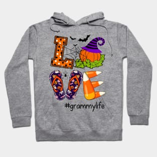 Love Grammy Life Pumpkin Halloween Costume Hoodie